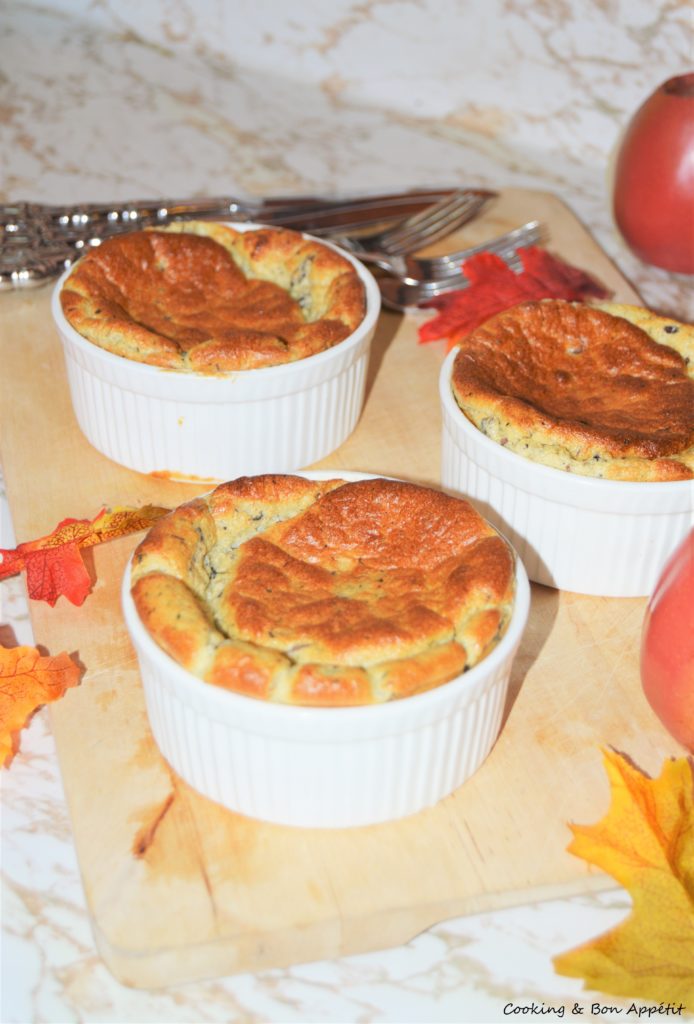 Soufflé aux champignons • Cooking & Bon appétit