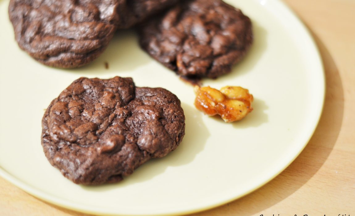 Cookies fondants chocolat – cacahuète
